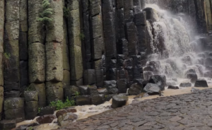Basaltprismen und Wasserfälle von Hidalgo