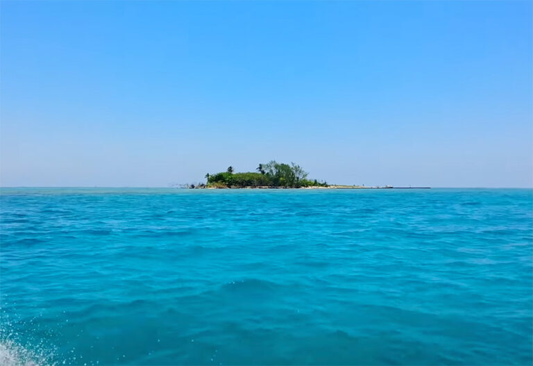 Die Insel Enmedio bei Veracruz