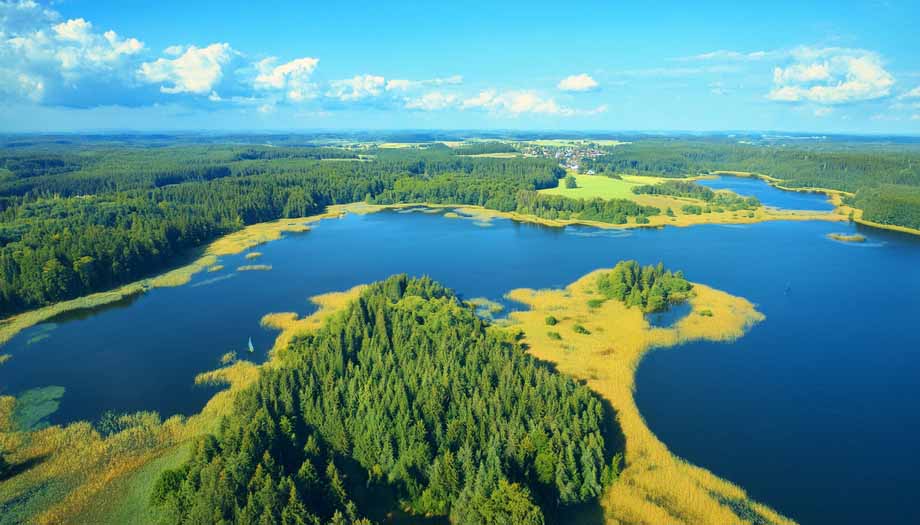 Das Masurische Seengebiet