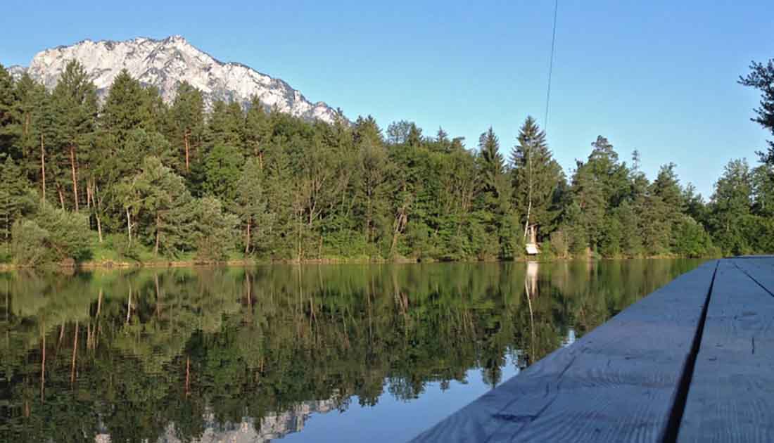 Waldbad Anif Seeufer Salzburg