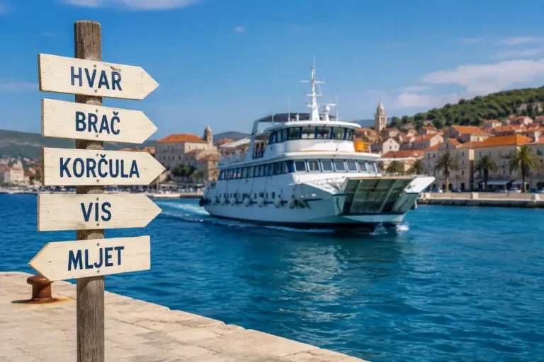 Inselhopping in Kroatien ohne Boot